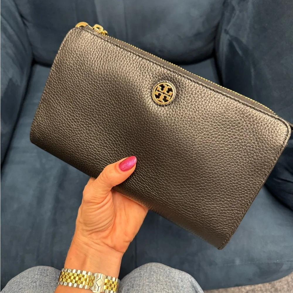 Tory Burch Black Leather Crossbody - Picture 1 of 7